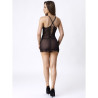 LIVCO CORSETTI FASHION - ANTONELLA LC 20203 BABYDOLL + STRINGI CZARNY S/M