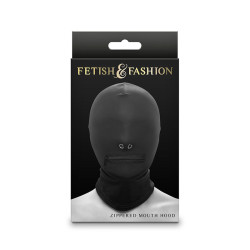 NS NOVELTIES - FETISH & FASHION PASAMONTAÑAS COMPLETO CON CREMALLERA NYLON NEGRO