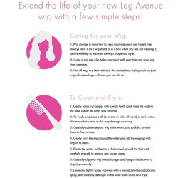 LEG AVENUE - BANGIN LONG PROSTA PERUKA CZARNA