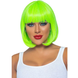 LEG AVENUE - FLUORESCENCYJNA PERUKA BOB NEON ZIELONA