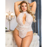 SUBBLIME - 953850 LACE BODYSUIT WHITE S/M