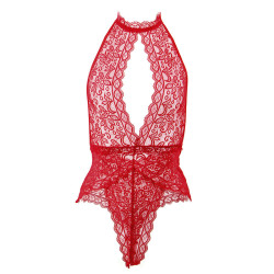 SUBBLIME - 953881 BODY Z OTWARTYMI MISECZKAMI CZERWONY L/XL