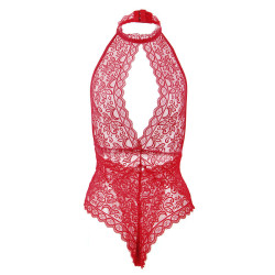 SUBBLIME - 953881 BODY Z OTWARTYMI MISECZKAMI CZERWONY L/XL
