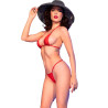CHILIROSE - CR 4840 MIKRO BIKINI CZERWONE S/M