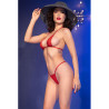CHILIROSE - CR 4840 MIKRO BIKINI CZERWONE S/M