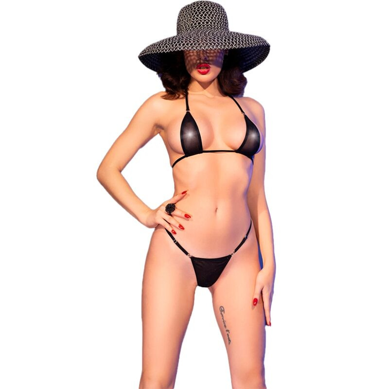 CHILIROSE - CR 4840 MIKRO BIKINI CZARNE S/M