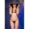 CHILIROSE - CR 4840 MICRO BIKINI NOIR S/M