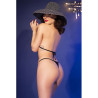 CHILIROSE - CR 4840 MICRO BIKINI NOIR S/M