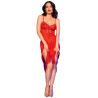 CHILIROSE - CR 4847 BABYDOLL RED L/XL