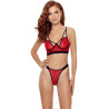 PASSION - PORIGELIA BIKINI CZERWONY L/XL