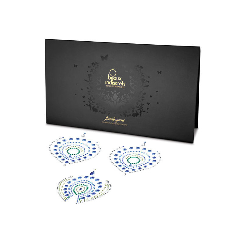 BIJOUX - INDISCRETS FLAMBOYANT BLUE&GREEN BIJOUX - INDISCRETS FLAMBOYANT BLUE&GREEN