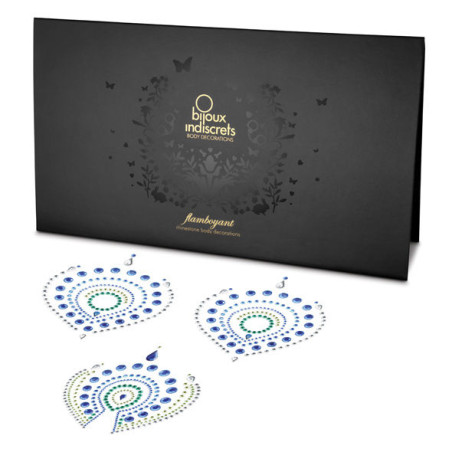 BIJOUX - NIEDYSKRETNY EKSTRAKTACYJNY NIEBIESKI I ZIELONY