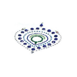 BIJOUX - NIEDYSKRETNY EKSTRAKTACYJNY NIEBIESKI I ZIELONY