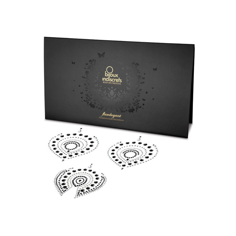 BIJOUX - INDISCRETS FLAMBOYANT BLACK&SILVER BIJOUX - INDISCRETS FLAMBOYANT BLACK&SILVER