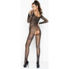 PASSION - WOMAN BS031 BODYSTOCKING NEGRO TALLA ÚNICA
