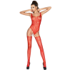 PASSION - WOMAN BS034 CZERWONE BODYSTOCKING JEDEN ROZMIAR