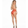 ME-SEDUCE - LUCY BODY CZERWONY S/M