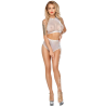ME-SEDUCE - ZESTAW MONA BIALY L/XL