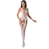 PASSION - WOMAN BS057 BIALA BODYSTOCKING JEDEN ROZMIAR