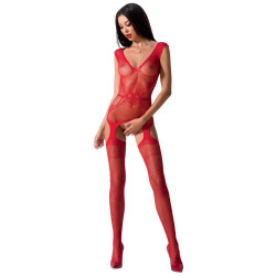 PASSION - WOMAN BS062 CZERWONE BODYSTOCKING JEDEN ROZMIAR