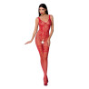 PASSION - WOMAN BS069 BODYSTOCKING ROJO TALLA ÚNICA
