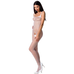 PASSION - WOMAN BS071 BIALA BODYSTOCKING JEDEN ROZMIAR