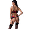PASSION - SET DONNA ROSSO SCARLATTO L/XL