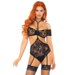 LEG AVENUE - ZESTAW DWUCZESCIOWY TOP I BODY M/L