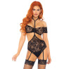 LEG AVENUE - SET TWO PIECES TOP & TEDDY M/L