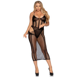 LEG AVENUE - ZESTAW BODY I SPODNICA JEDEN ROZMIAR