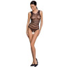 PASSION - WOMAN BS086 CZARNA BODYSTOCKING JEDEN ROZMIAR