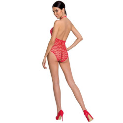 PASSION - WOMAN BS087 CZERWONE BODYSTOCKING JEDEN ROZMIAR