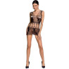 PASSION - WOMAN BS090 BODYSTOCKING CZARNY JEDEN ROZMIAR