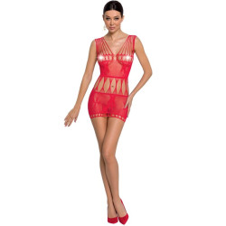 PASSION - WOMAN BS090 CZERWONE BODYSTOCKING JEDEN ROZMIAR