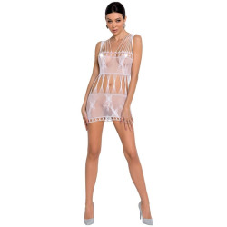 PASSION - WOMAN BS090 BIALA BODYSTOCKING JEDEN ROZMIAR
