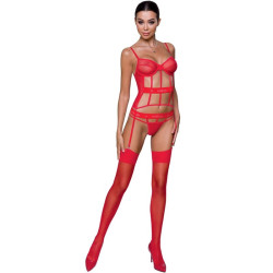 PASSION - GORSET KYOUKA CZERWONY S/M