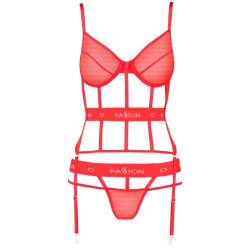 PASSION - GORSET KYOUKA CZERWONY S/M