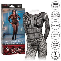 CALEXOTICS - KORONKOWY KOMBINEZON PLUS SIZE