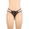 SUBBLIME - SET THREE PIECES SET BRA + GARTER BELT + THONG S/M