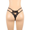 SUBBLIME - SET THREE PIECES SET BRA + GARTER BELT + THONG S/M