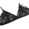 SUBBLIME - SET THREE PIECES SET BRA+ GARTER BELT + THONG L/XL