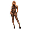 LEG AVENUE - BODYSTOCKS Z SIATKI JEDEN ROZMIAR - CZARNY