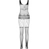 PASSION - ECO COLLECTION BODYSTOCKING ECO BS001 CZARNY