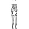 PASSION - ECO COLLECTION BODYSTOCKING ECO BS002 BIALY