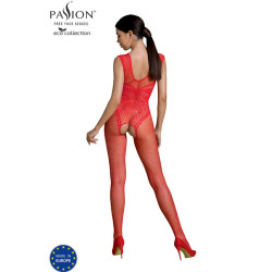 PASSION - ECO COLLECTION BODYSTOCKING ECO BS003 CZERWONY