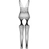 PASSION - ECO COLLECTION BODYSTOCKING ECO BS004 CZERWONY
