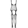 PASSION - ECO COLLECTION BODYSTOCKING ECO BS008 BIALY