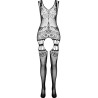 PASSION - ECO COLLECTION BODYSTOCKING ECO BS009 BLACK