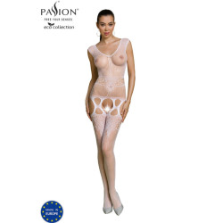 PASSION - ECO COLLECTION BODYSTOCKING ECO BS014 BIALY