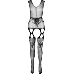 PASSION - ECO COLLECTION BODYSTOCKING ECO BS014 BIALY